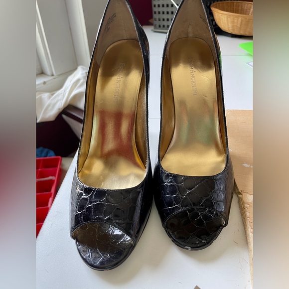 Enzo Angiolini Women's Maylie 3 Peep Toe Pump - 10 - Picture 2 of 12